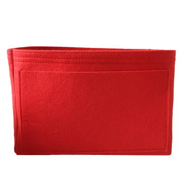 Sac en feutre 27x16x16cm sac de rangement mettez-le dans un grand sac pour l'organisation/le stockage/le soutien sac forme rouge